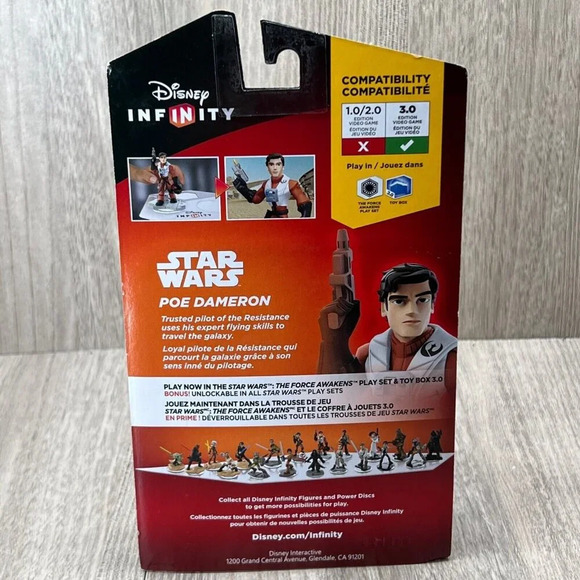 Disney Infinity 3.0 Edition Star Wars Poe Dameron Game Figure Ages 6+ - Picture 7 of 9